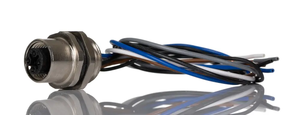 Conector circular hembra de 5 vías hembra, IP67