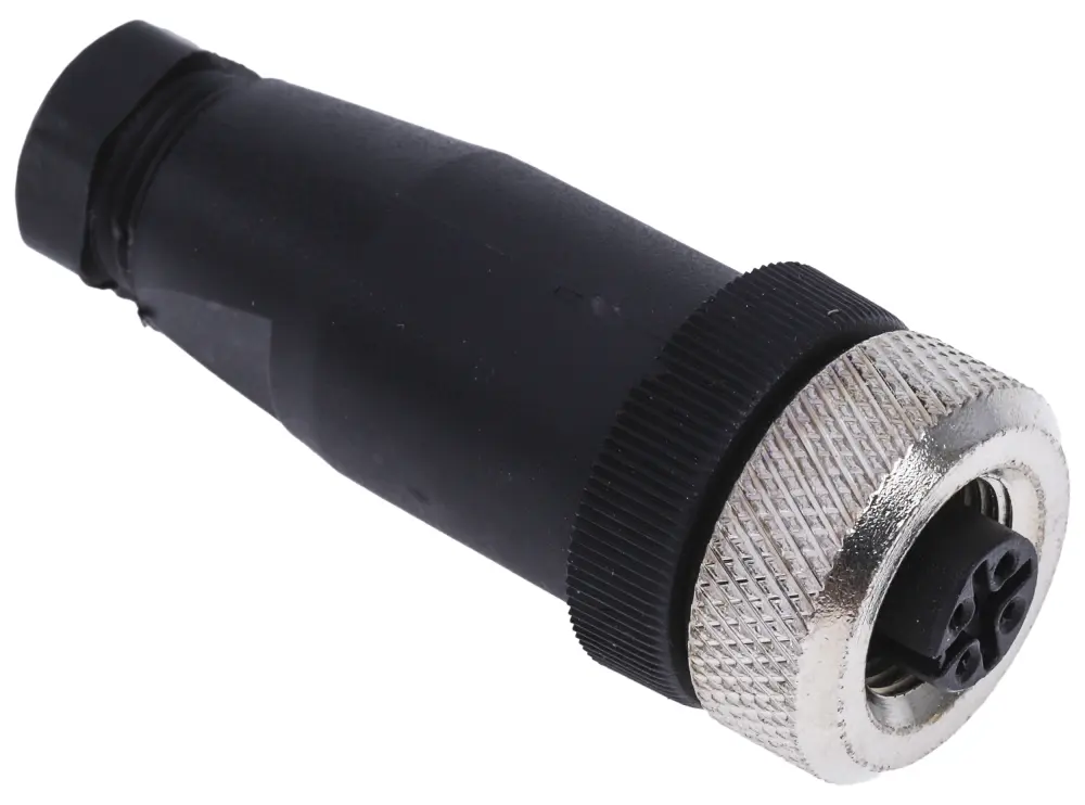 Conector circular hembra de 5 vías hembra, montaje éreo, IP67