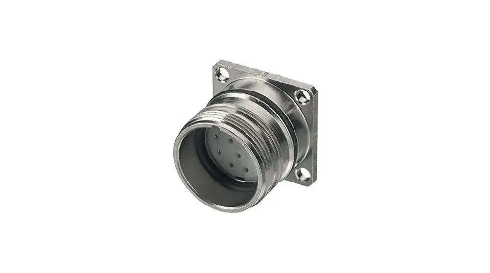 Conector circular Hummel hembra serie M 23 EMV Hummel de 17 vías hembra, montaje éreo, IP67, IP69K | 7410 0 17 04 0