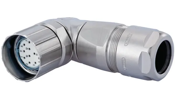 Conector circular Hummel hembra serie M 23 EMV Hummel de 6 vías hembra, montaje éreo, IP67, IP69K | 7301 5 06 04 D