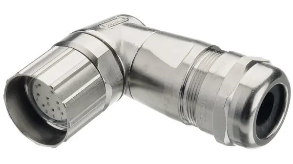 Conector circular Hummel hembra de 12 vías, montaje éreo, IP67 | 7301 5 12 04D