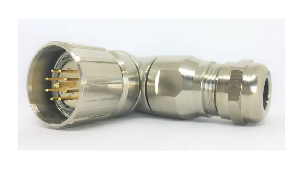 Conectores circulares industriales Hummel macho serie M 23 EMV Hummel macho, montaje éreo, IP67, IP69K | 7301 6 19 03D