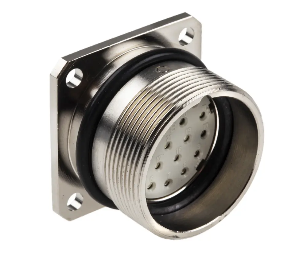 Conector circular Lapp hembra serie EPIC R de 21 vías hembra, Montaje en Panel, IP65 | 50201203+00009172