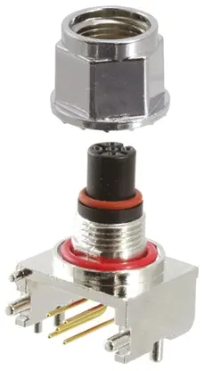 Conector circular Molex hembra Ángulo de 90° serie Micro-Change de 5 vías hembra, Montaje en Panel, IP67 | 130299-0300