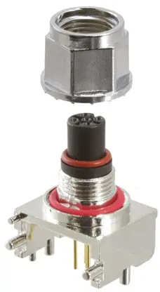 Conector circular Molex hembra serie Micro-Change de 5 vías hembra, Montaje en Panel, IP67 | 130299-0400