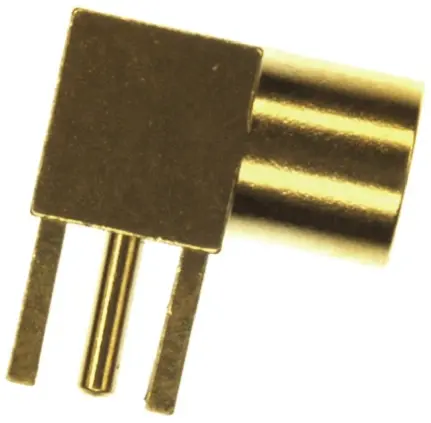 Conector coaxial Molex 73415-1002, Hembra, Ángulo de 90°, Impedancia 50Ω, Montaje en orificio pasante, Terminación de