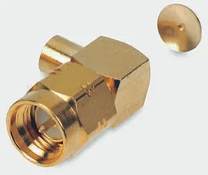 Conector coaxial Radiall R124154003W, Macho, Ángulo de 90° , Impedancia 50Ω, Montaje de Cable, Terminación de Soldador,