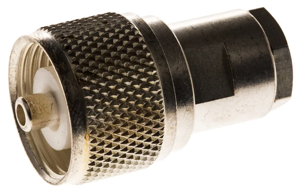 Conector UHF TE Connectivity 1-1337473-0 Macho Recto Montaje de Cable, Soldador, RG141 /U, RG58 C/U