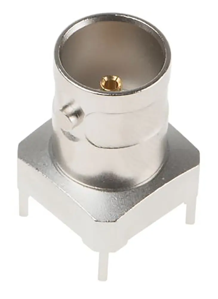 Conector coaxial Telegartner J01003A1947, Hembra, Recto, Impedancia 75Ω, Montaje en PCB, Terminación de Orificio