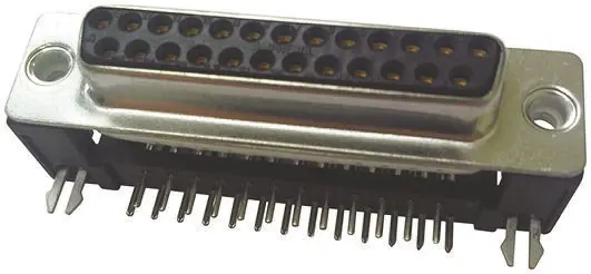 Conector D-sub Amphenol Communications Solutions, Serie FCE17, paso 2.74mm, Ángulo de 90° , Montaje en orificio | FCE17-...