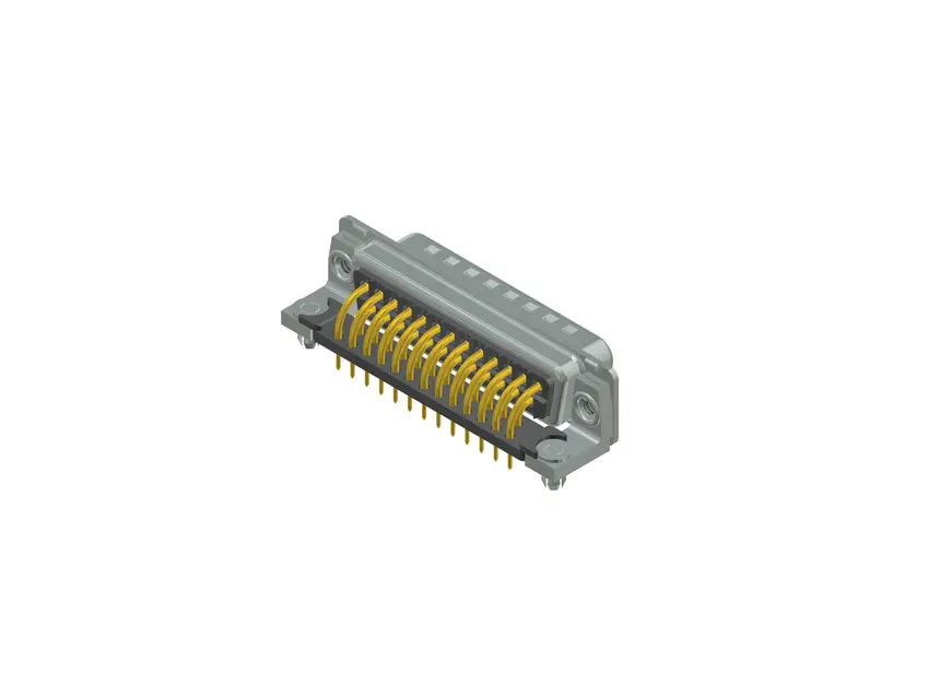 Conector D-sub CONEC, Ángulo de 90° , Montaje en orificio pasante, Macho, con Encastre roscado | 163A17549X
