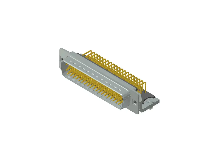 Conector D-sub CONEC, paso 2.41mm, Ángulo de 90° , Montaje en orificio pasante, Macho, con Encastre roscado | 163A18219X