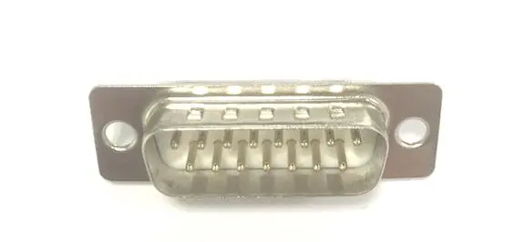 Conector D-sub , paso 2.77mm, Recto D-Sub estándar, Montaje en Panel Mount, Macho, Terminación Soldador , 1,0