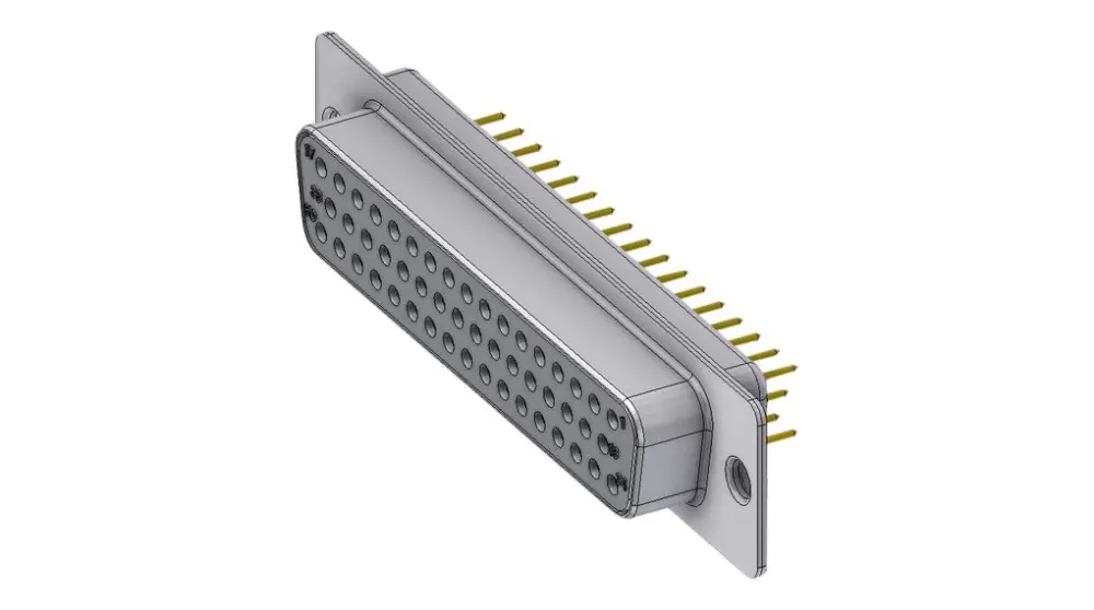 Conector D-sub Deltron Connectors, Serie DTS, Recto, Montaje en orificio pasante, Conector hembra | DTS50SY/2
