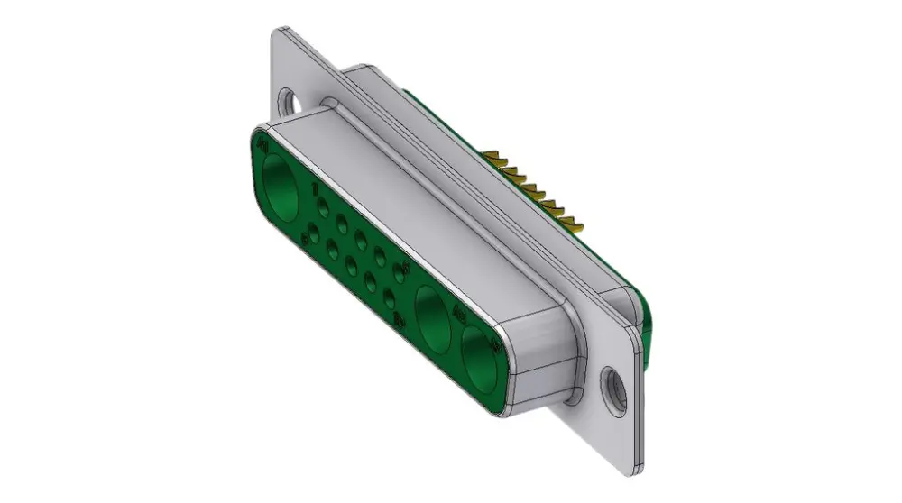 Conector D-sub Deltron Connectors, Serie DTS, Ángulo de 90° , Montaje en PCB, Hembra, con Bloqueos roscados | DTS13W3SZ/2