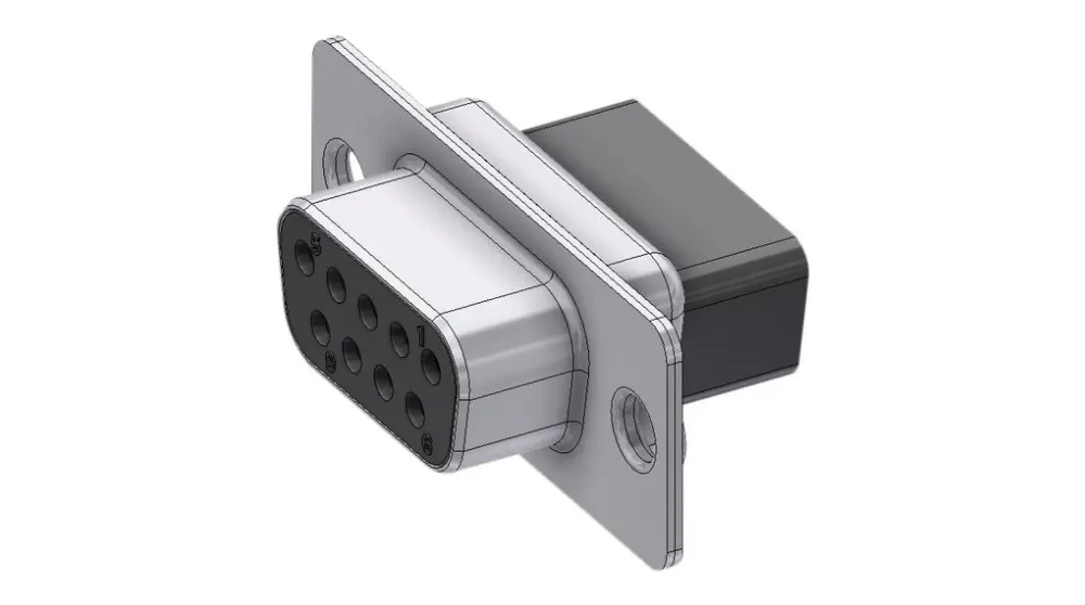 Conector D-sub Deltron Connectors, Serie DTS09, Recto, Macho | DTS09SX