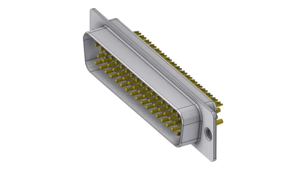 Conector D-sub Deltron Connectors, Serie DTZ, Recto, Montaje en PCB, Macho, con Bloqueos roscados | DT50PZ/2