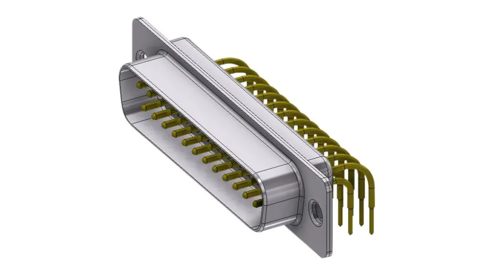 Conector D-sub Deltron Connectors, Serie DT, paso 2.77mm, Recto, Montaje en PCB, Macho, con Bloqueos roscados | DT25PYC/2