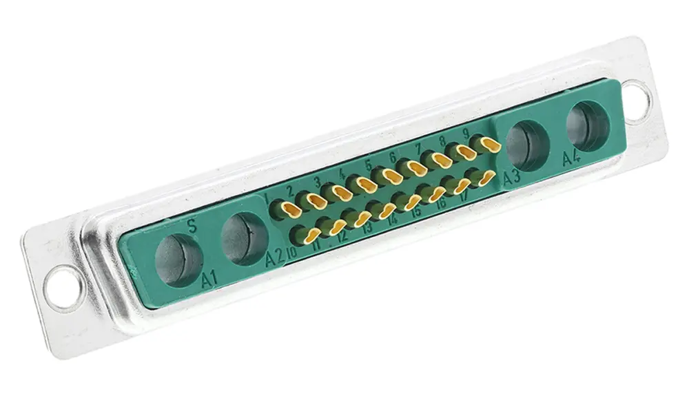 Conector D-sub FCT from Molex, Serie FM, Recto D-sub con contactos mixtos, Montaje en Panel Mount, Hembra, Terminación | ...
