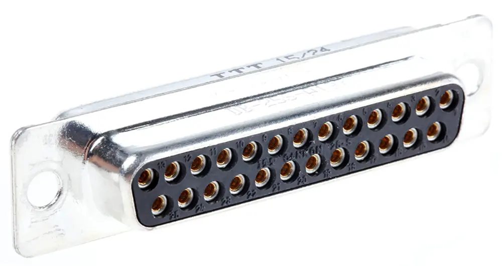 Conector D-sub ITT Cannon, Serie D*, Recto D-Sub estándar, Montaje en Panel Mount, Hembra, Terminación Soldador B | 1210...