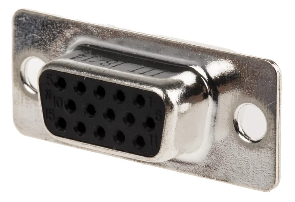 Conector D-sub ITT Cannon, Serie ZD*, paso 2.29mm, Recto D-Sub de alta densidad, Montaje en Panel Mount, Hembra, | ZDEA-15S