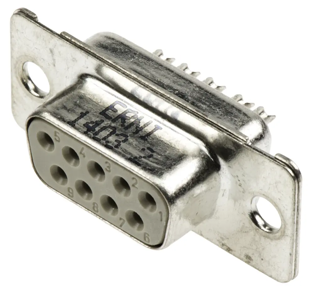 Conector D-sub Provertha, Serie TMC, paso 2.77mm, Recto D-Sub estándar, Montaje en Panel Mount, Hembra, Terminación | 4617