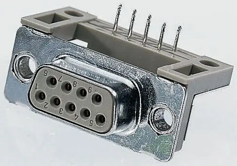 Conector D-sub Provertha, Serie TMC, paso 2.84mm, Ángulo de 90° , Montaje en orificio pasante, Macho, Terminación | 23186