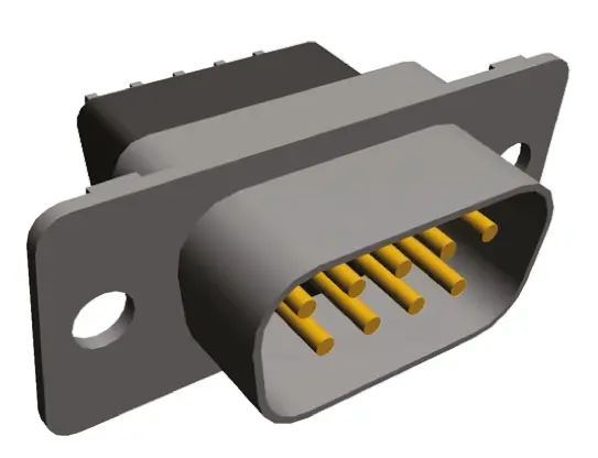 Conector D-sub TE Connectivity, Serie Amplimite HD-20, paso 2.743mm, Recto, Montaje en orificio pasante, Macho, | 5745182-2