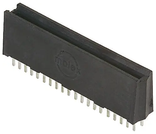 Conector de borde Molex BUS BAR SOCKET EXTREME POWER-EDGE, 8 contactos, 2 filas, Recto, Montaje en orificio pasante, | 457...