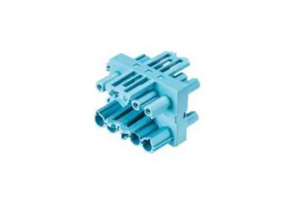 Conector de potencia Wieland GST18i5 Hembra de 5 vías, 250 V ac, 20A, Montaje Superficial | 92.050.7453.0