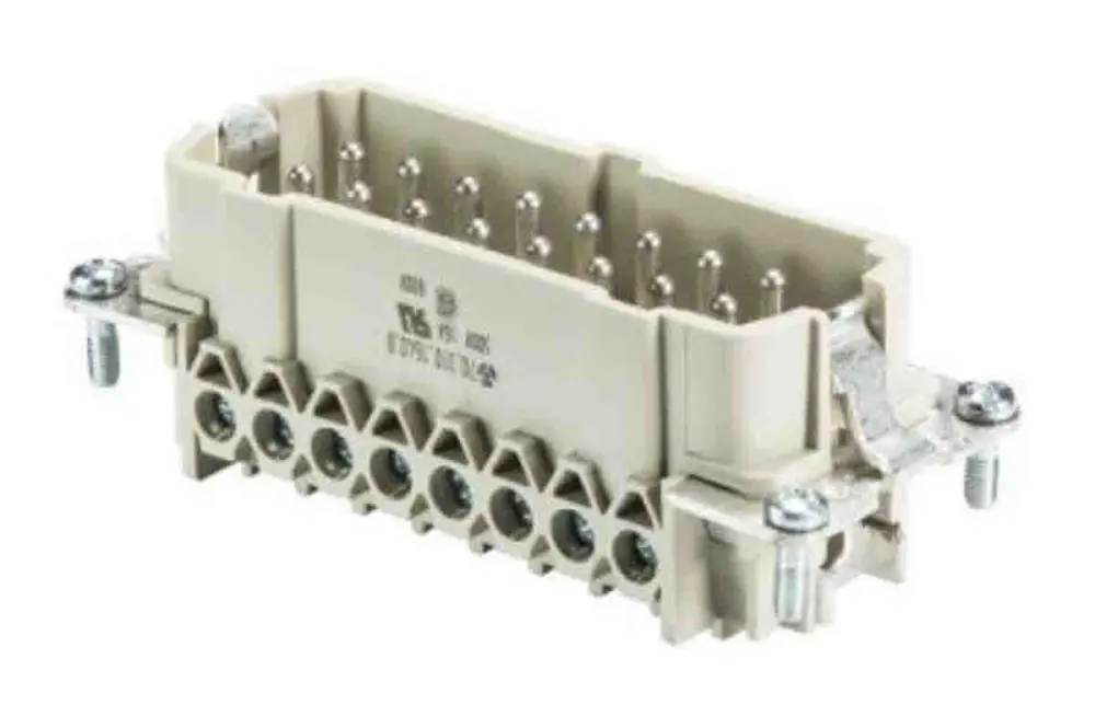 Inserto macho Wieland BAS STS Macho de 16 vías, 500 V, 16A, Montaje en Panel | 70.310.1640.0