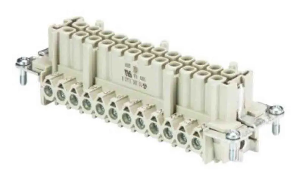 Inserto Wieland BAS BUS Hembra de 24 vías, 500 V, 16A, Montaje en Panel | 70.300.2440.0