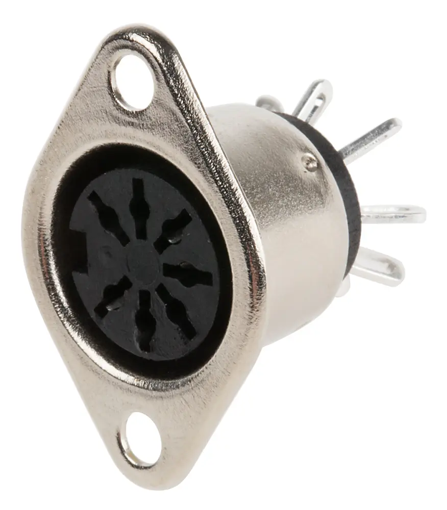 Conector DIN Hembra de 7 vías, 2A