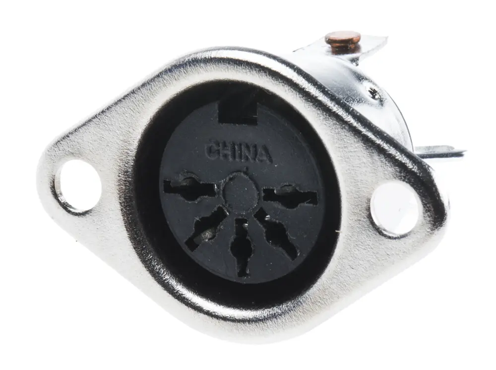 Conector DIN Hembra de 5 vías, 2A