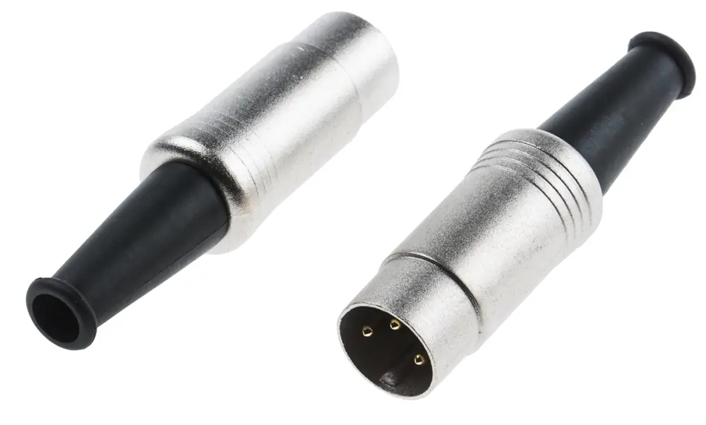 Conector DIN Macho de 3 vías