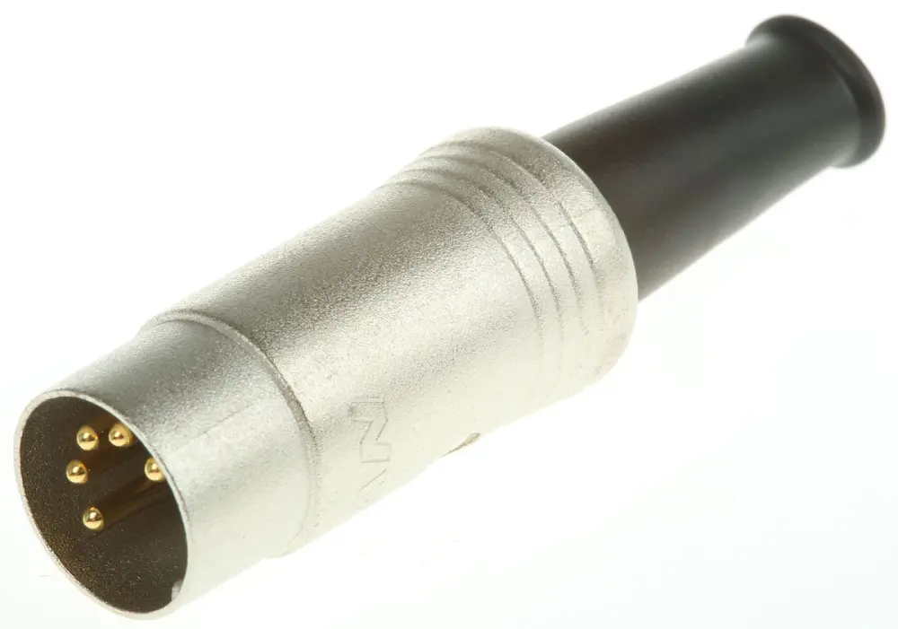 Conector DIN Macho de 5 vías
