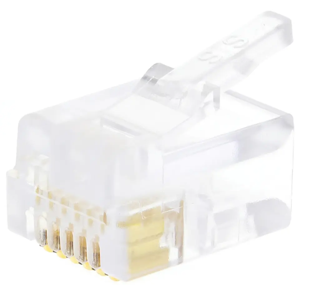 Conector RJ11 Cat4 Macho Bel-Stewart serie 940-SP, de 6P6C vías, apantallamiento UTP | 940-SP-3066-OST