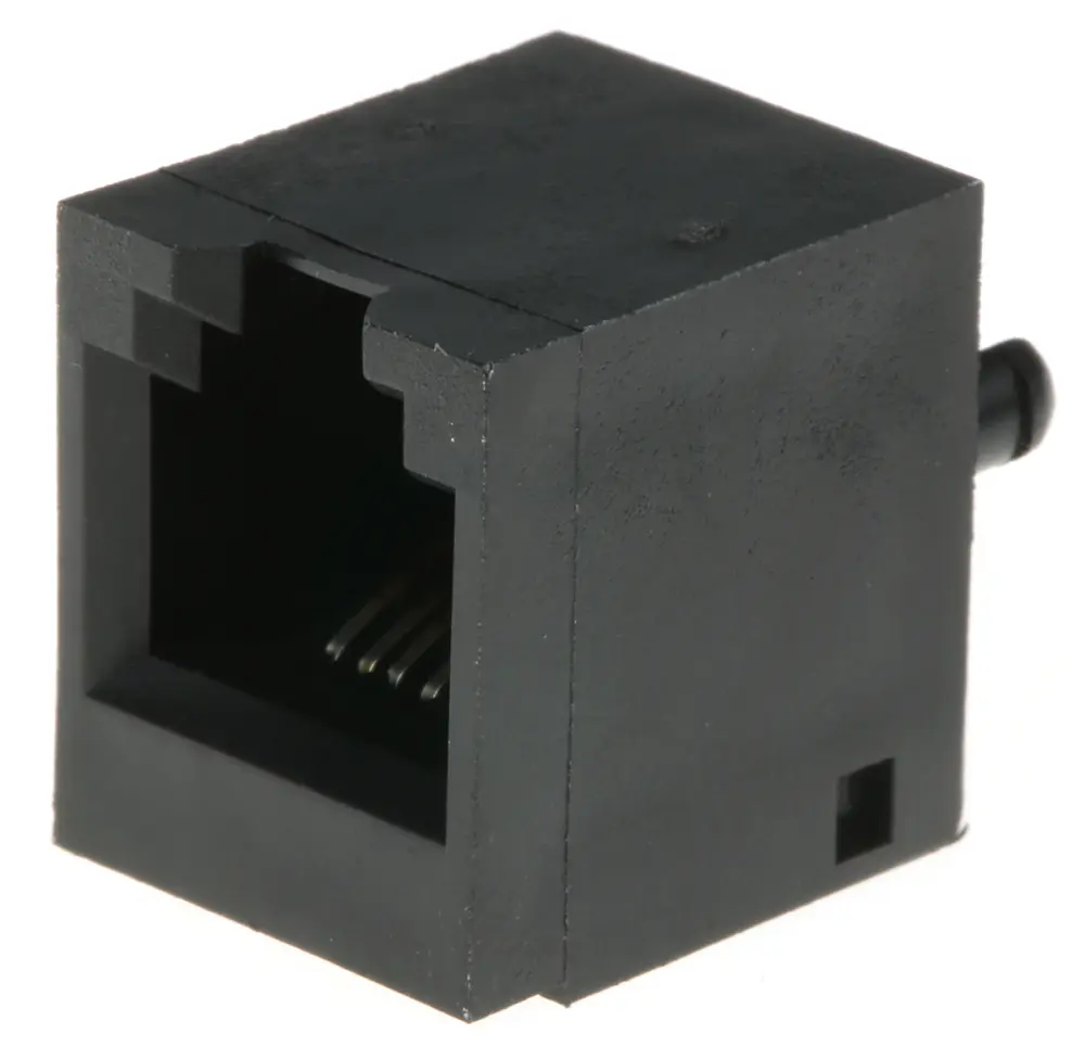 Conector RJ25 Hembra Bel-Stewart serie SS-65, de 6P6C vías | SS-6566-NF