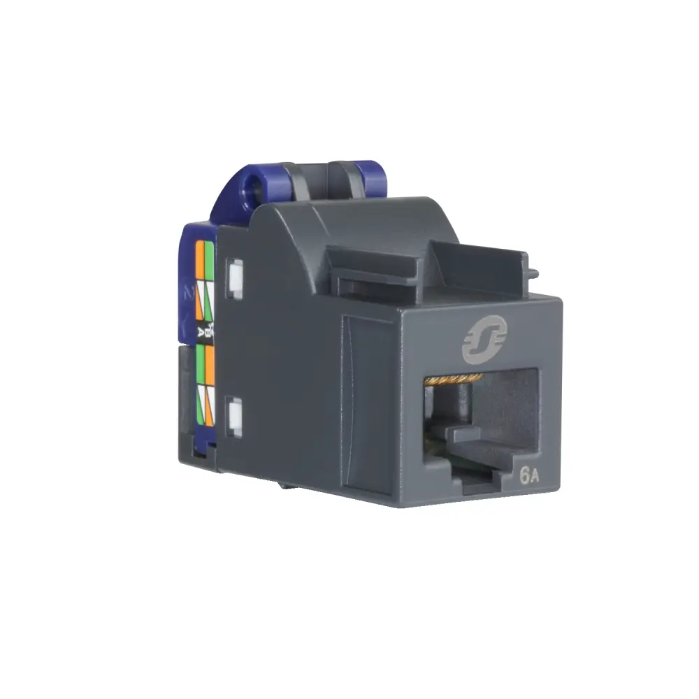 Conector RJ45 Cat6a Conector hembra Schneider Electric serie Actassi, de vías, no apantallado | VDIB1772XU12