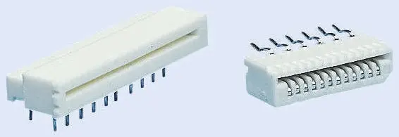 Conector FPC hembra Ángulo de 90° Molex serie FFC/FPC THROUGH HOLE de 26 vías, paso 1.25mm, 1 fila, para soldar, | 39-5...
