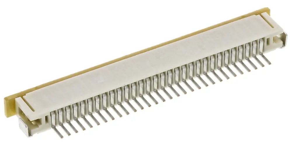 Conector FPC hembra Ángulo de 90° Molex serie FFC/FPC SMT de 30 vías, paso 1mm, 1 fila, para soldar | 52271-3079