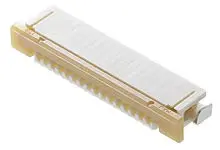 Conector FPC hembra Ángulo de 90° Molex serie FFC/FPC SMT de 16 vías, paso 1mm, 1 fila, para soldar | 52271-1669