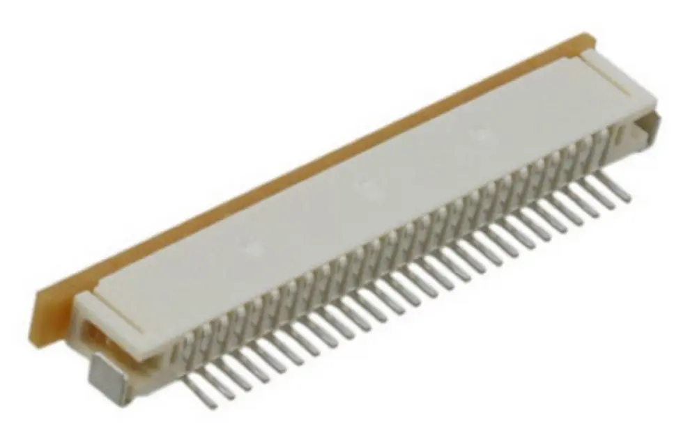 Conector FPC hembra Ángulo de 90° Molex serie Easy On de 26 vías, paso 1mm, 1 fila, para soldar | 52271-2679