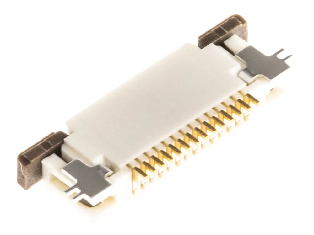 Conector FPC hembra Ángulo de 90° Molex serie FFC/FPC SMT de 12 vías, paso 0.5mm, 1 fila, para soldar | 52746-1271