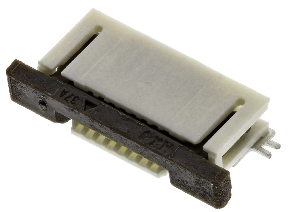 Conector FPC hembra Ángulo de 90° Molex serie FFC/FPC SMT de 8 vías, paso 0.5mm, 1 fila, para soldar | 52746-0871