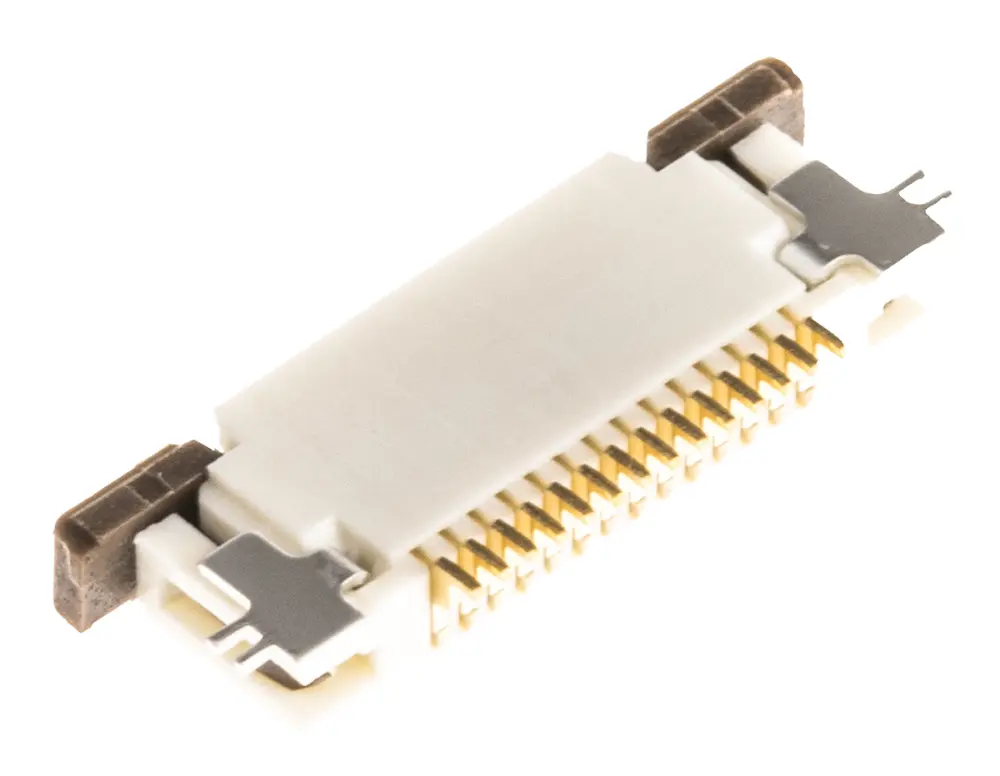 Conector FPC hembra Ángulo de 90° Molex serie FFC/FPC SMT de 14 vías, paso 0.5mm, 1 fila, para soldar | 52746-1471