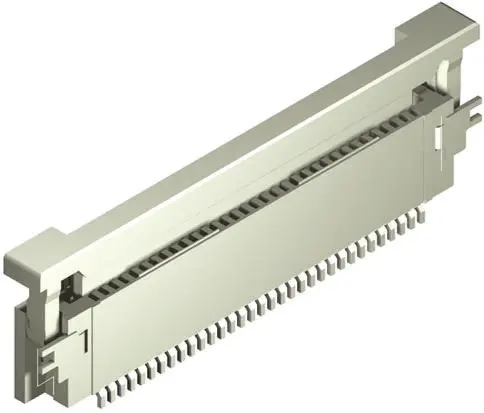 Conector FPC Ángulo de 90° Molex serie 54104 de 50 vías, paso 0.5mm, 1 fila, para soldar | 54104-5033