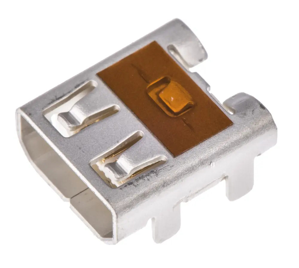 Conector HDMI Hembra, Ángulo de 90°, Tipo D | 46765-1001 Molex