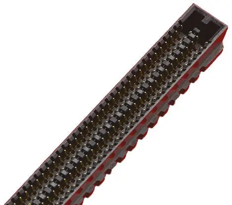 Conector hembra para PCB Molex serie SEARAY* 46557, de 80 vías en 4 filas, paso 1.27mm, 240 V, 12A, Montaje en orificio |...