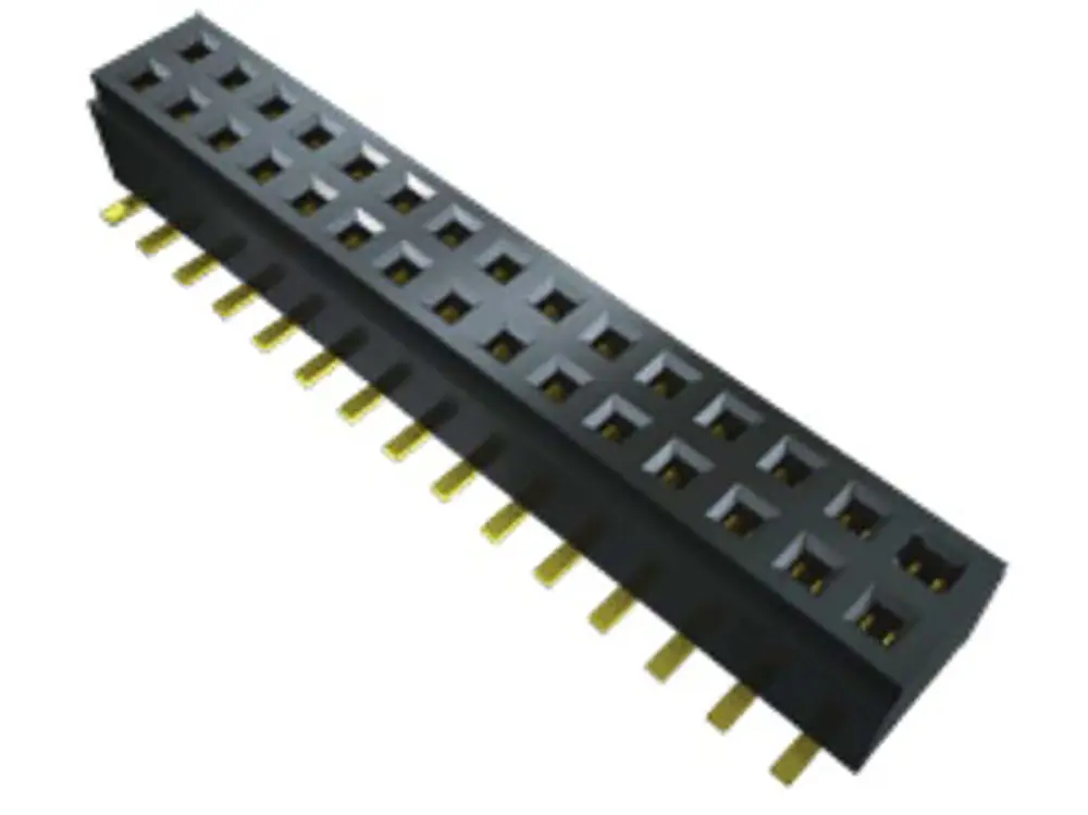 Conector hembra para PCB Samtec serie CLM, de 8 vías en 2 filas, paso 1mm, Montaje Superficial, para soldar | CLM-108-02-F-D